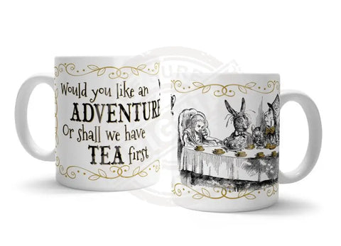 Alice in wonderland Adventure or Tea first fridge magnet