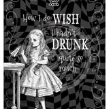 Alice in wonderland drink me metal wall sign 