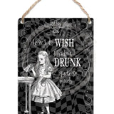 Alice in wonderland drink me metal dangler