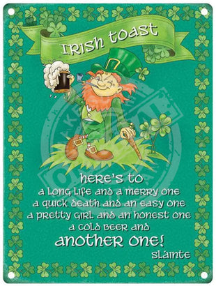 Irish Toast leprechaun