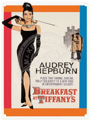 Audrey Hepburn Breakfast at Tiffanys cinema poster.