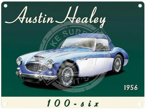 Austin Healy 1956 100-6 metal sign