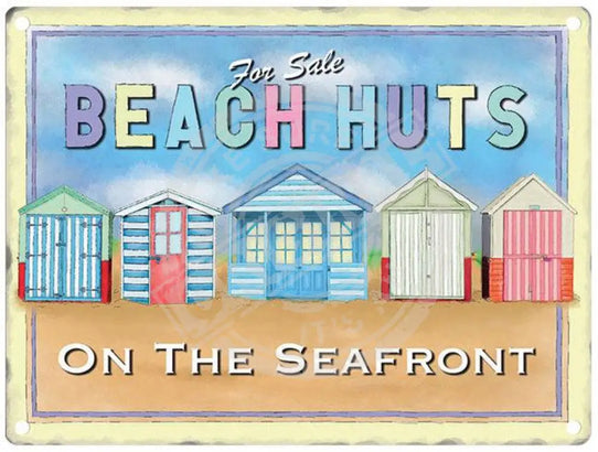 Beach huts on the seafront