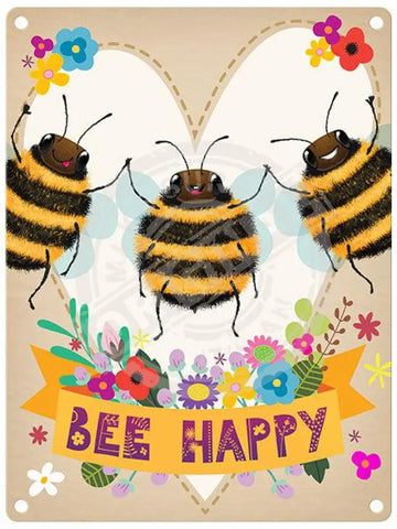 Bee Happy sign