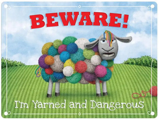Wool Sheep. Beware yarned and dangerous.