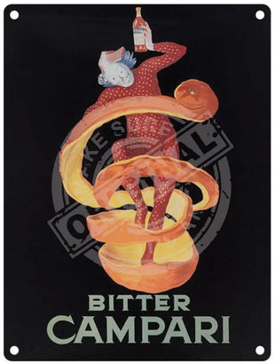 Bitter Campari metal sign