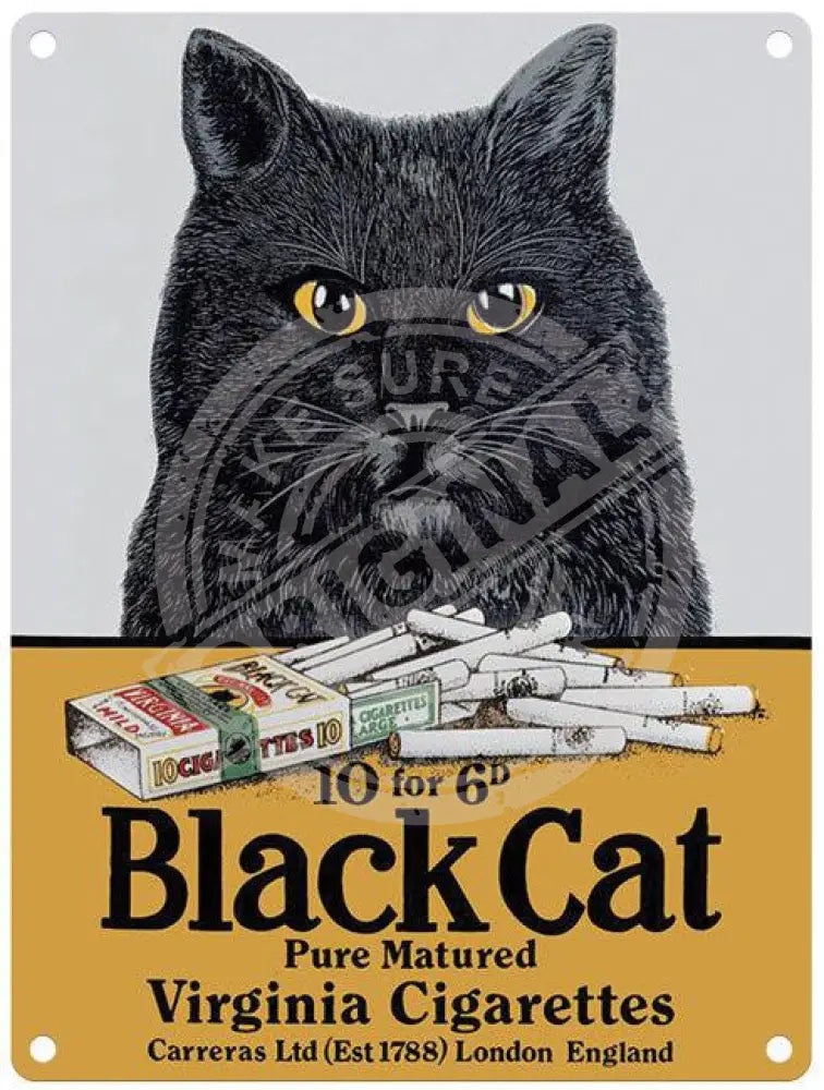 Black Cat – The Original Metal Sign Company