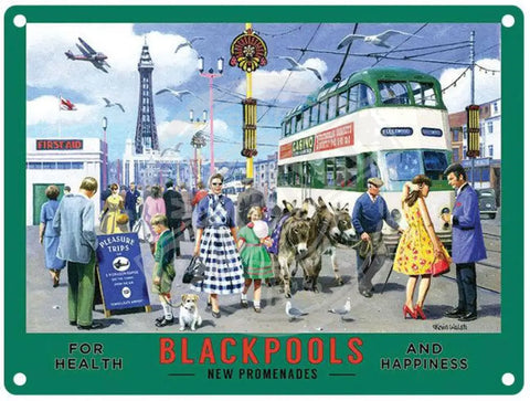 Blackpool Promenade metal sign by Kevin Walsh