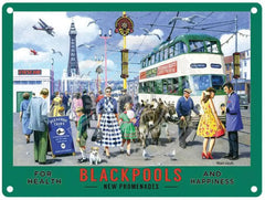 Blackpool Promenade metal sign by Kevin Walsh