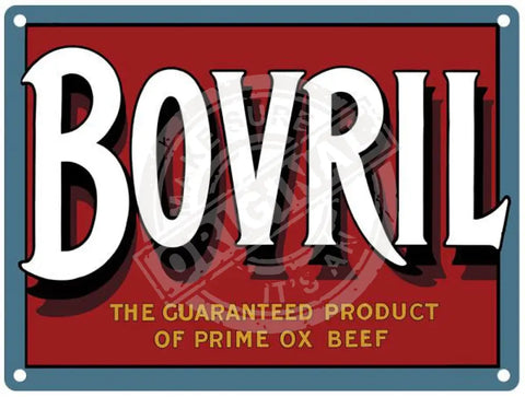 Vintage Bovril metal sign