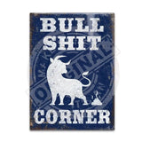 Bullshit Corner Fridge Magnet Metal Signs