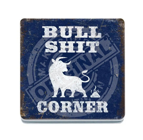 Bullshit Corner Fridge Magnet Metal Signs