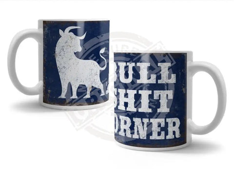 Bullshit Corner Fridge Magnet Metal Signs