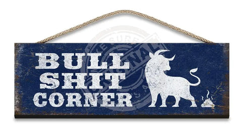 Bullshit Corner Fridge Magnet Metal Signs