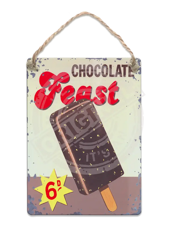 Chocolate Feast - Martin Wiscombe Fridge Magnet Metal Signs