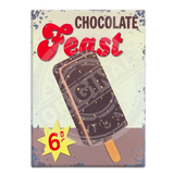 Chocolate Feast - Martin Wiscombe Fridge Magnet Metal Signs