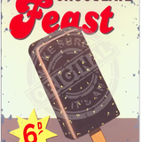 Chocolate Feast - Martin Wiscombe Metal Signs