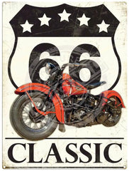 Classic 66 Metal Signs