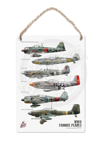 Classic Racing Spirit - Wwii Fighters 001 Fridge Magnet Metal Signs