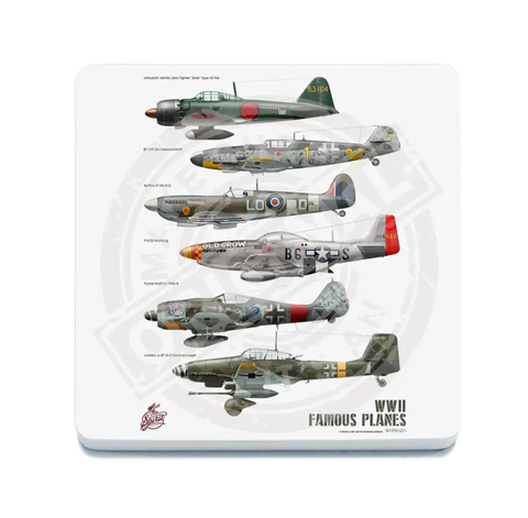 Classic Racing Spirit - Wwii Fighters 001 Fridge Magnet Metal Signs