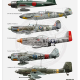 Classic Racing Spirit - Wwii Fighters 001 Metal Signs