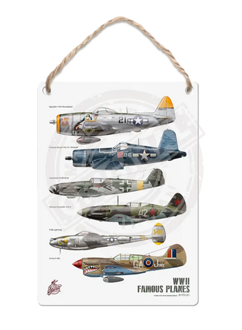 Classic Racing Spirit - Wwii Fighters 002 Fridge Magnet Metal Signs