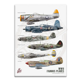 Classic Racing Spirit - Wwii Fighters 002 Fridge Magnet Metal Signs