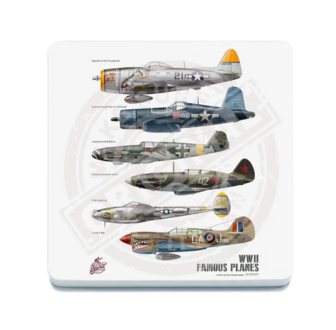 Classic Racing Spirit - Wwii Fighters 002 Fridge Magnet Metal Signs