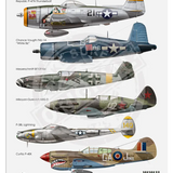 Classic Racing Spirit - Wwii Fighters 002 Metal Signs