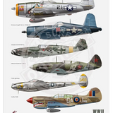 Classic Racing Spirit - Wwii Fighters 002 Mini Metal Sign 15Cm X 20Cm Signs