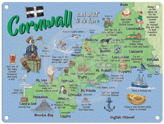 Things to do in Cornwall Map