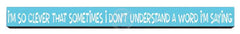 I'm so clever Wooden Desk Sign