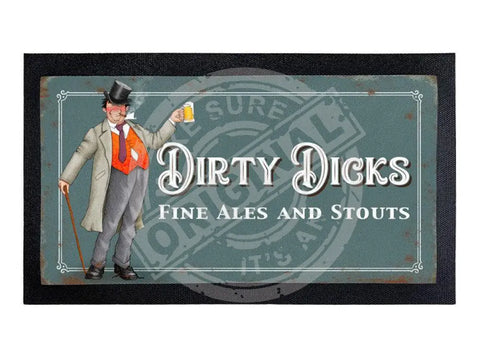 Dirty Dicks Fine Ales and Stouts Bar Runner