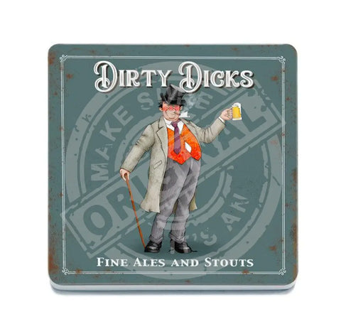 Dirty Dicks Fine ales and stout metal sign