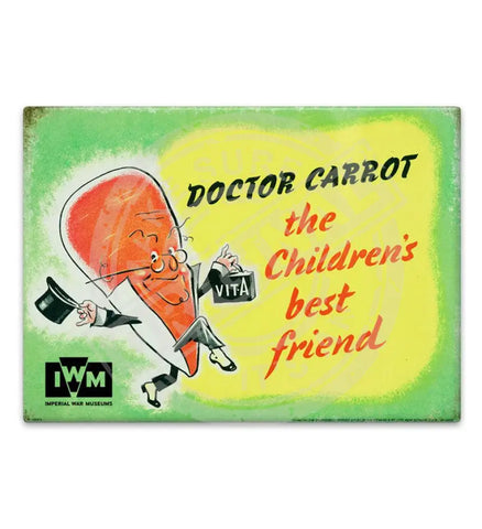 Doctor Carrot the children's best friend fridge magnet