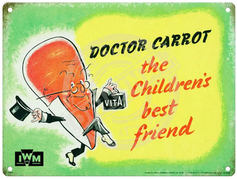 Doctor Carrot the children's best friend fridge magnet