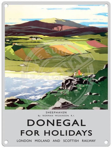 Donegal for Holidays metal sign