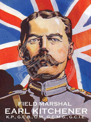 Field Marshall Earl Kitchener metal sign