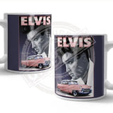 Elvis Pink Cadillac Metal Signs