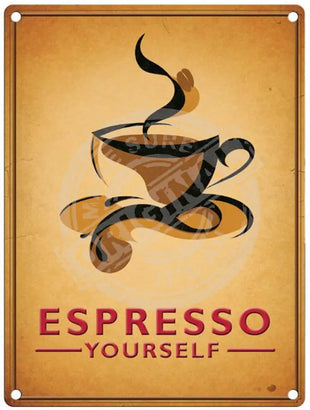 Espresso Coffee metal sign