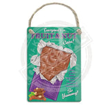 Fruit & Nut Chocolate metal dangler