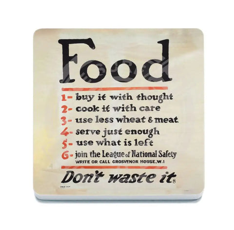 Food don't waste it fridge magnet