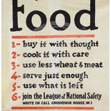 Food - Don’t waste it Mini Metal Sign 15cm x 20cm Metal Signs