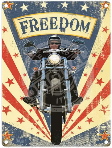 Freedom Metal Signs