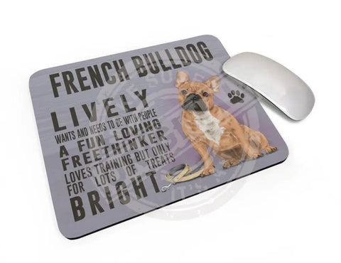 French Bull Dog Mouse Mat