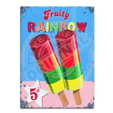 Fruity Rainbow - Martin Wiscombe Fridge Magnet Metal Signs