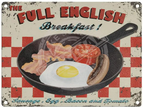 Full English - Martin Wiscombe Metal Signs