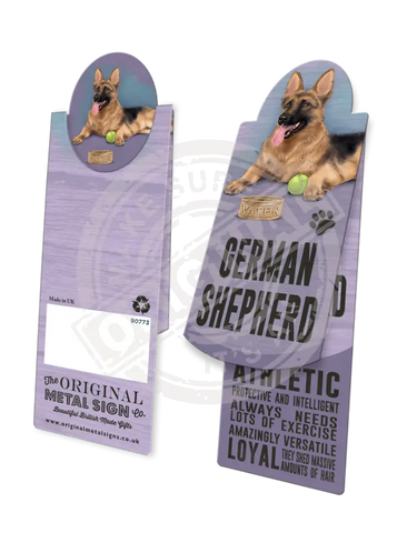 German Shepherd Metal Signs