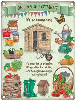 Get An Allotment Metal Signs