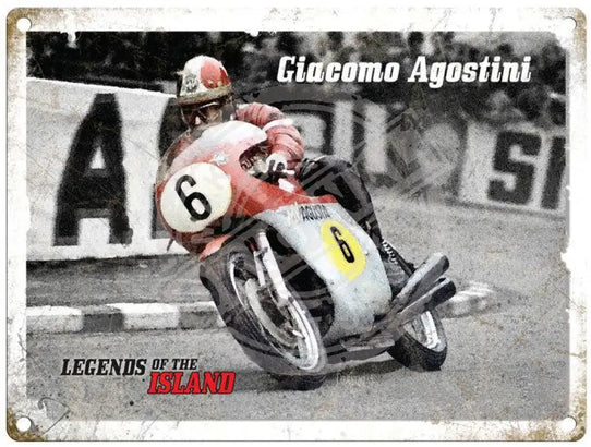 Giacomo Agostini Metal Signs